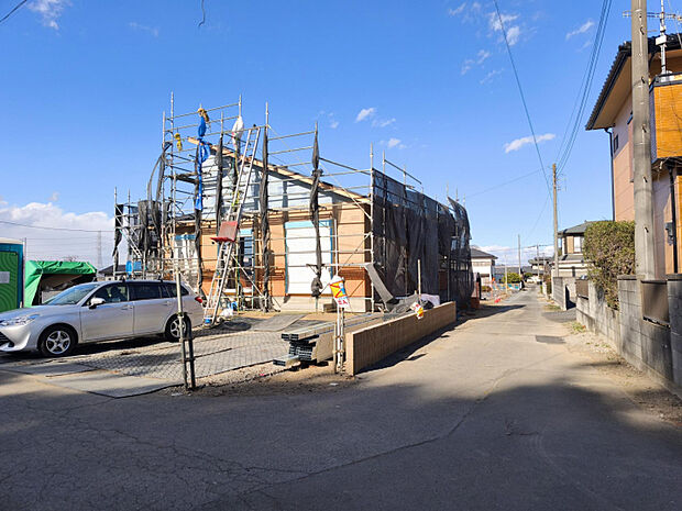 上棟しました！1月撮影　