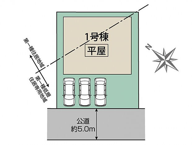 深谷市緑ケ丘1棟 区画図