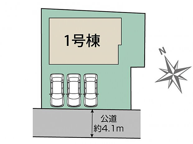 熊谷市別府2丁目2期1棟 区画図