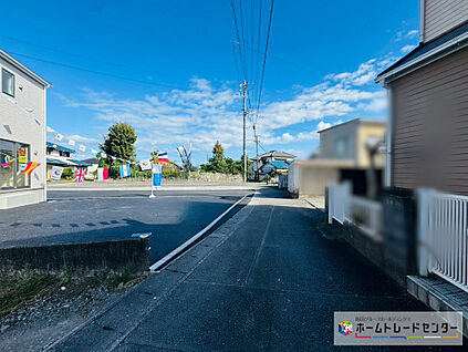 前道路を含む現地外観写真