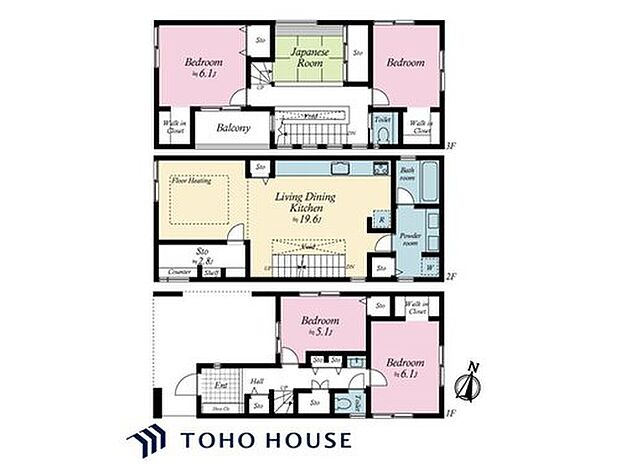 9580万円、3LDK+2S（納戸）、土地面積70.07m2、建物面積140.67m2