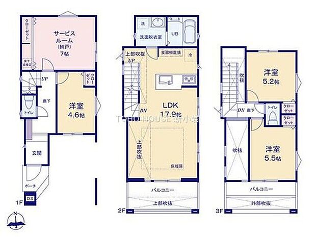 6790万円、3LDK+S（納戸）、土地面積70.01m2、建物面積113.69m2