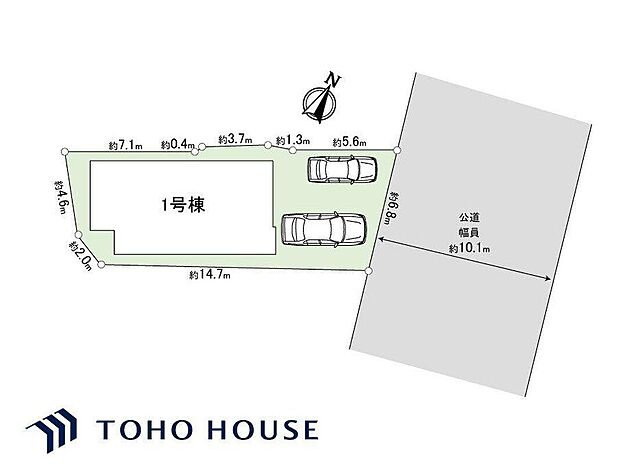 【区画図】7199万円、3LDK+S（納戸）、土地面積109.54m2、建物面積120.35m2