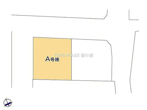 【全体区画図】ビルドインガレージ付き！大事な車を守ってくれます！