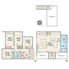 【天空の家　屋上には開放感あふれるルーフバルコニー】習志野市鷺沼4丁目　新築戸建 その他
