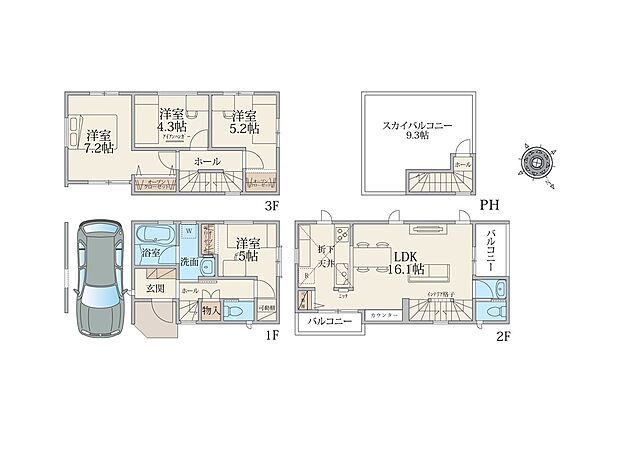 建物面積101.03m2