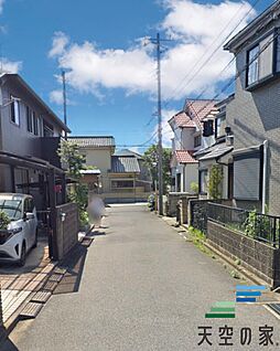 前面道路です。