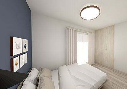 【完成イメージパース/洋室】