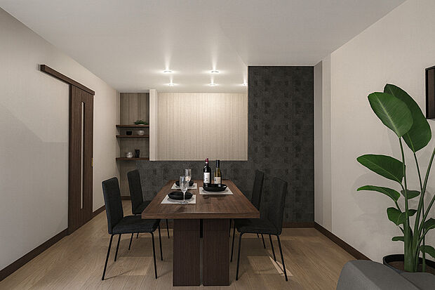 <相談無料!>お家探し・見学しながら、弊社専属FPさんによる資金計画のご相談可!(事前予約制)
※イメージパース:ダイニング