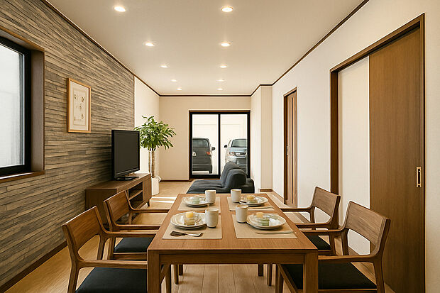 【【イメージパース】】まどり・壁紙のお色など変更可能です!