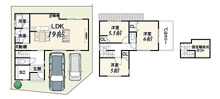 （駐輪場面積1.62ｍ2・備蓄倉庫面積3.24ｍ2含） 
