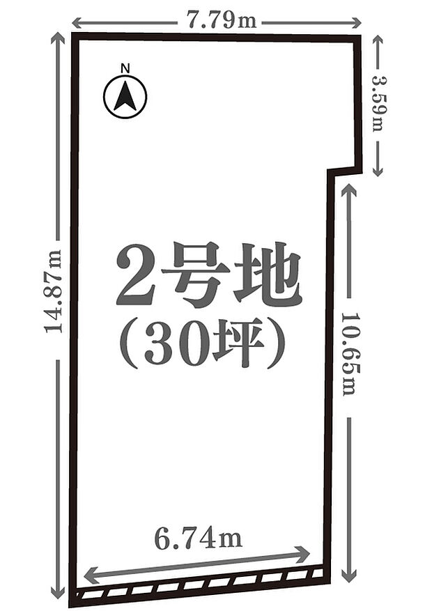 法22条地域　
セットバック面積：約0.907ｍ2含
建築条件無土地としても販売中》3699万円