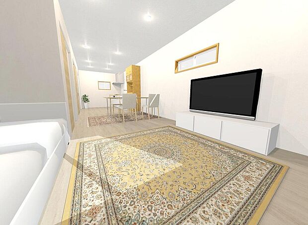 間取り図を基に作成したイメージパース図です。外構など、ご要望ございましたらお客様に合わせて作成いたします
【建物プラン例:建物価格1700万円、建物面積81.27m2】