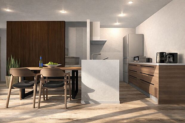 間取り図を基に作成したイメージパース図です。