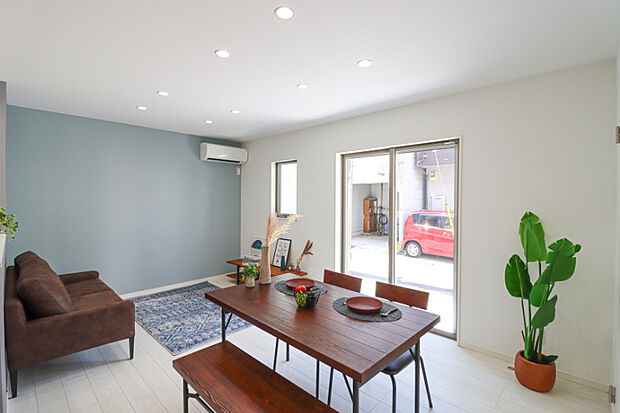 【【施工例：リビング】】【ドリームホームは地域をよく知る不動産会社です】不動産の仲介・売買・建売住宅はもちろん、リフォーム・注文住宅の建築も得意としています。アットホームなお店でリラックスしてお家を探すことができます♪