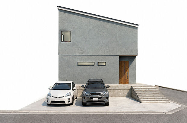【1号地外観パース】モデルハウス・現地ご案内いたします！お気軽にお問い合わせください！
