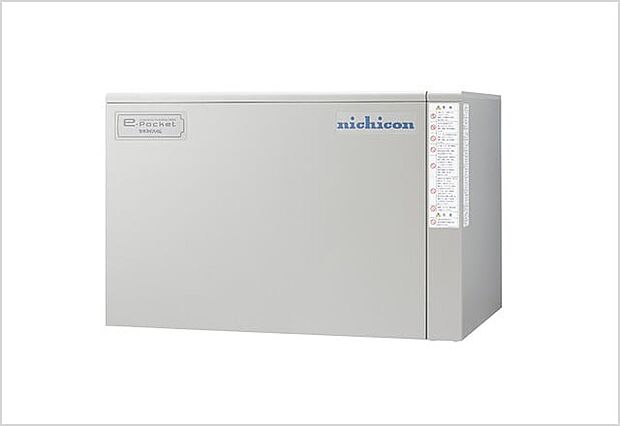 【蓄電池(12.0kWh)】(1)停電時でも生活に最低限 必要な電力を確保。
(2)太陽光発電の余った電気を貯めて夜に使うエコな生活※停電時には蓄電池の残量が無いと復旧しません。同時に使用できる電力には限りがあります。
※(1)事前に計画したコンセントでのみ電力使用が可能です。