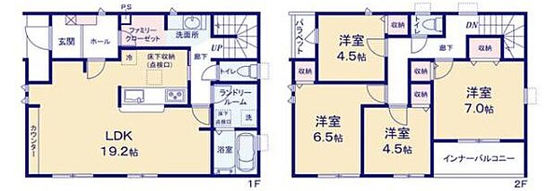 1号棟 間取図