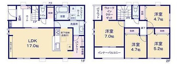 2号棟 間取図