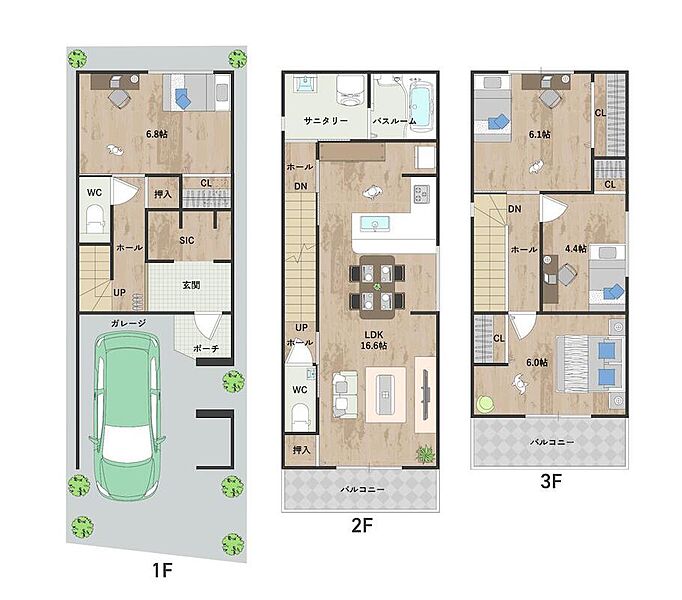 【4号地・間取り図】