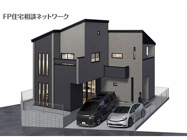 完成予想イメージ:閑静な住宅地で子育て家族にピッタリ。自然に包まれた穏やかな暮らしを実現するための、ゆとりある住環境が整っています。緑の潤いを感じながらホッと生活できそう。