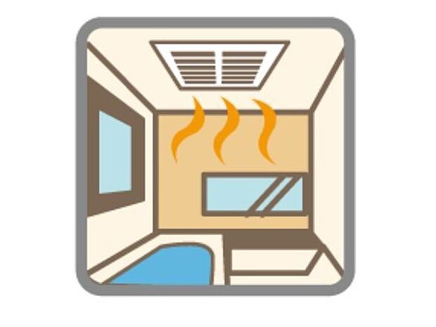 【その他内観】浴室暖房乾燥機　お風呂場そのものを乾燥機にしてしまう便利な機能。梅雨時期や花粉の時期に助かる。冬の時期には暖房機能がヒートショックを防ぐ。