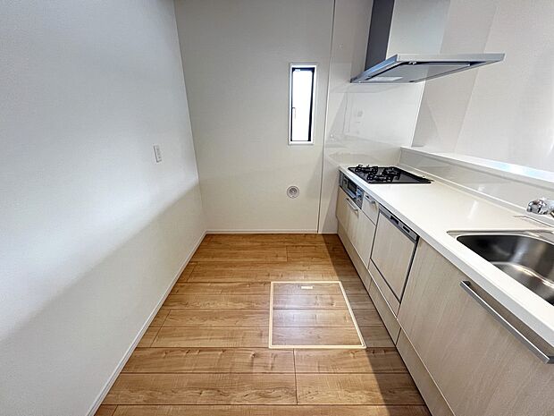 食洗機・浄水器付きの扱いやすいシステムキッチン(同仕様)