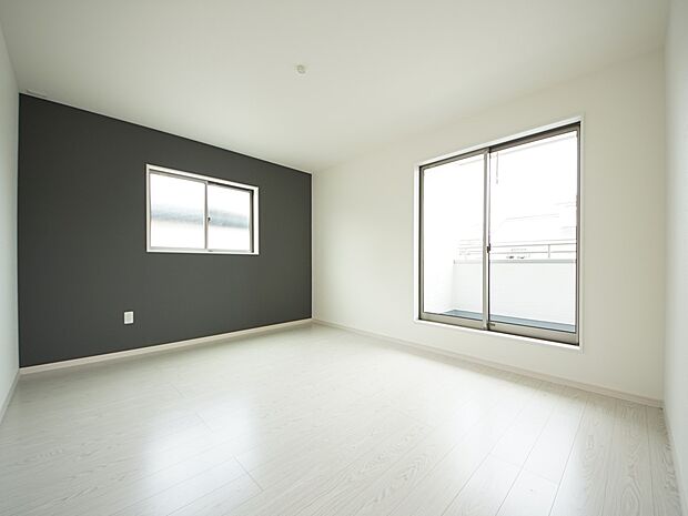 2階には洋室を3部屋ご用意いたします(3号棟同仕様)