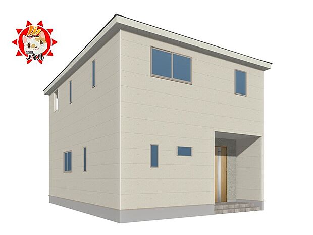 【Cradle garden　東区舞松原第3】外観完成予想図