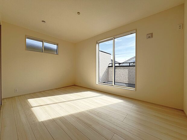 2階には洋室を3部屋ご用意いたします(同仕様)