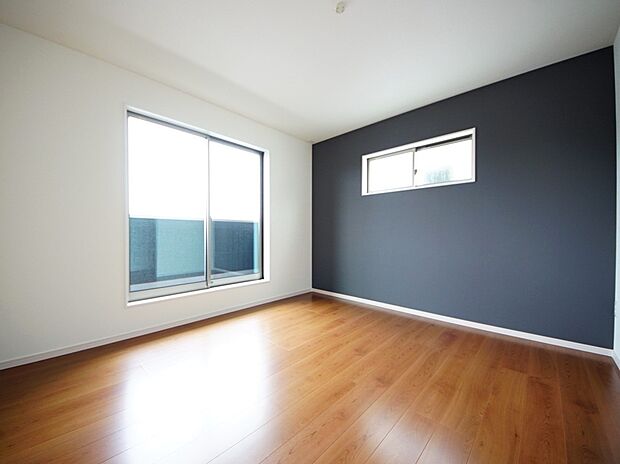 2階には洋室を3部屋ご用意いたします(同仕様)
