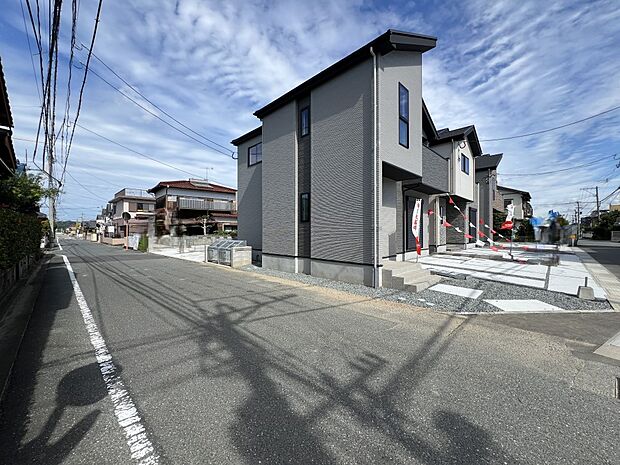 【前面道路含む現地写真】前面道路:南西側6m公道