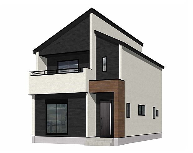 【完成予想図(外観)】完成予想外観パース(2号棟)