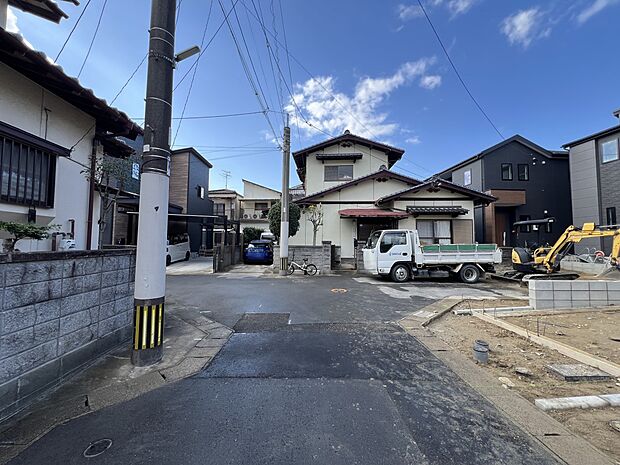 【前面道路含む現地写真】南側4.6m公道