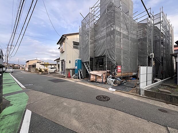 【前面道路含む現地写真】前面道路:北西側4.7m公道