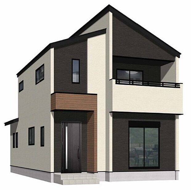 【完成予想図(外観)】完成予想外観パース(3号棟)