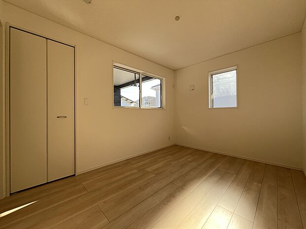 【洋室】洋室6帖 2階の居室は全部屋6帖以上(3号棟)