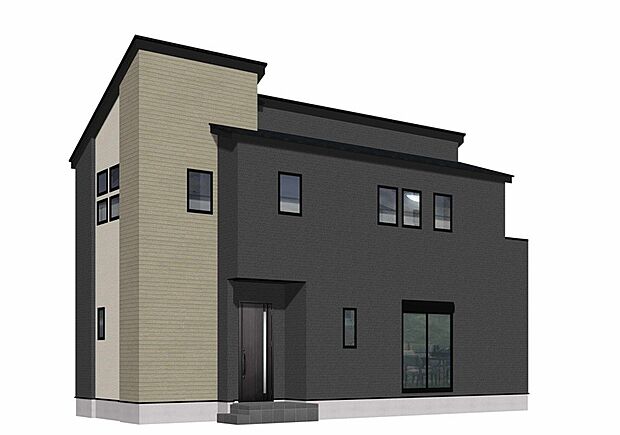 【完成予想図(外観)】外観完成予想図(2号棟)