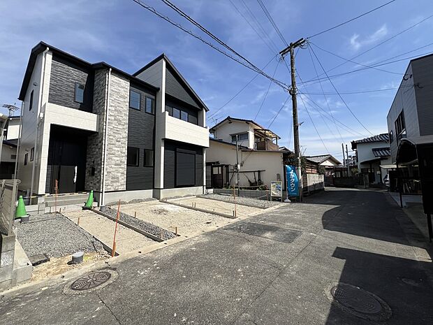 【前面道路含む現地写真】前面道路:南西側4.6m公道