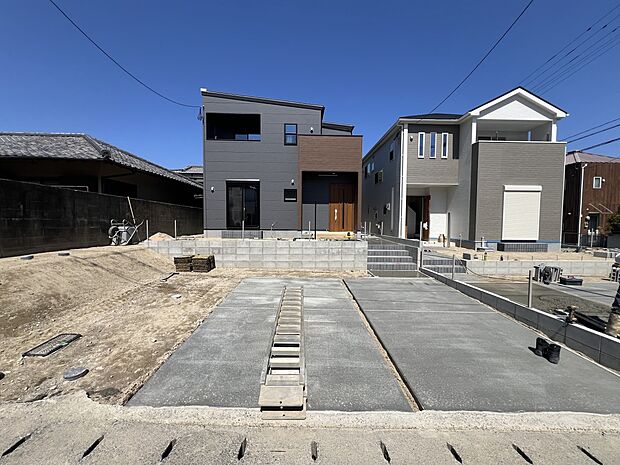 【駐車場】カースペースは並列駐車2台分(1号地)