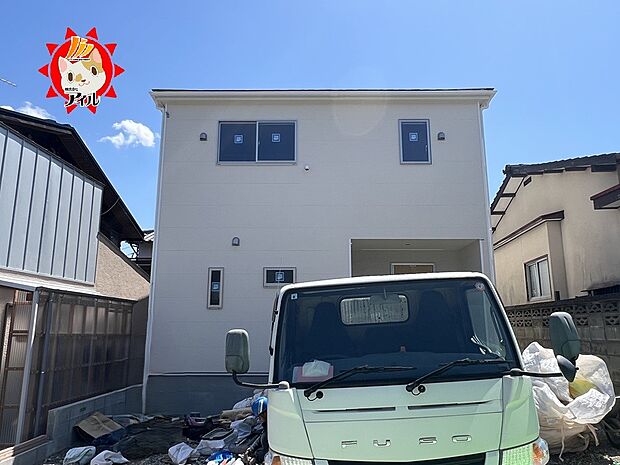 【現地外観写真】【Cradle garden 東区舞松原第3】1号棟 現地(2026年4月上旬撮影)