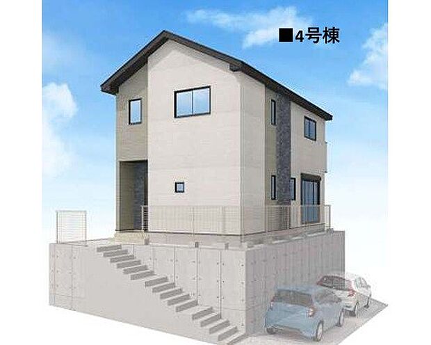 【完成予想図(外観)】外観完成予想図（4号棟）