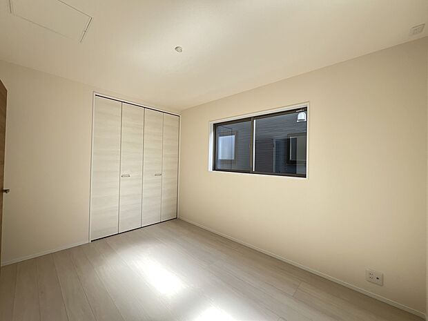 【洋室】洋室6帖 クローゼット収納付の居室(1号棟)