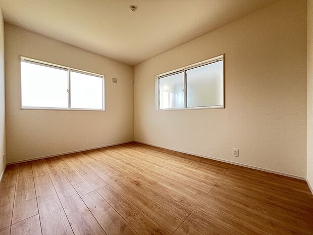 【洋室】洋室6帖 2階には洋室を3部屋ご用意いたしました