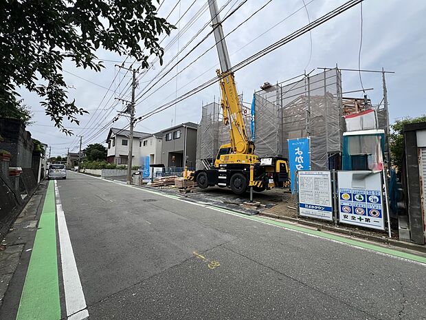 【前面道路含む現地写真】前面道路：東側6.2ｍ公道