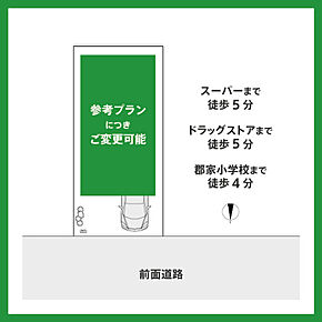 ※間取り・外観デザイン・設備変更可能(お客様のご希望・ご要望に合ったプランをご提案致しますので、まずはお気軽にご相談ください) 