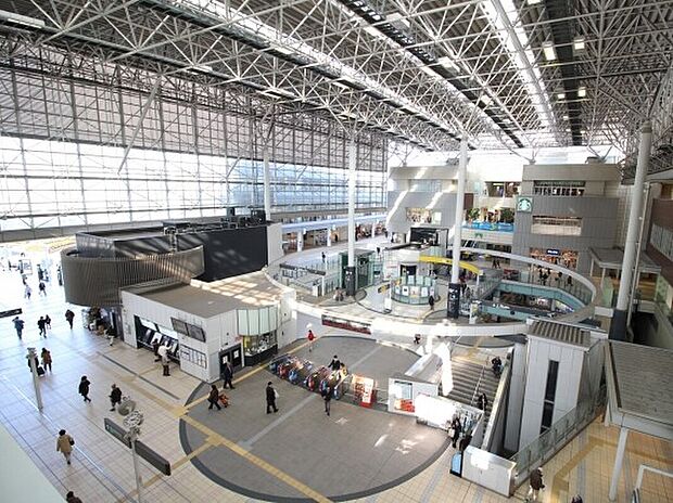 洗練された田園都市線のイメージそのままに、たまプラーザテラス・東急百貨店などの商業施設が揃う、急行停車駅です。羽田空港、成田空港、TDRなどへのバスも発着し便利です。
