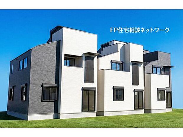 （完成予想図）低層の一戸建てを中心とした街並みが統一感を生み出す、第一種低層住居専用地域内のエリア。周辺には緑も多く残っているので住宅地として申し分ない。