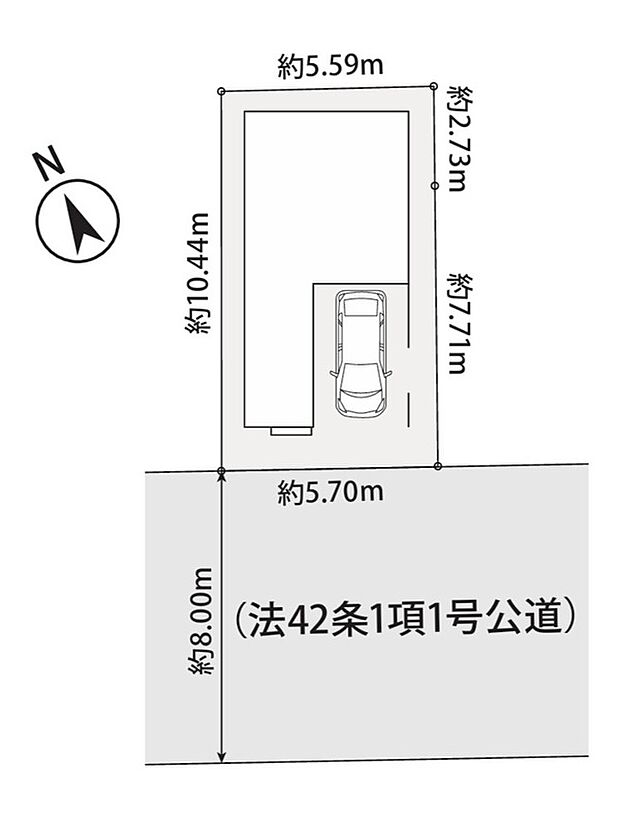 【区画図】お子様と遊べる公園がすぐそばにあります。保育園、小学校、中学校も徒歩10分以内にあり、子育てしやすい環境です。
