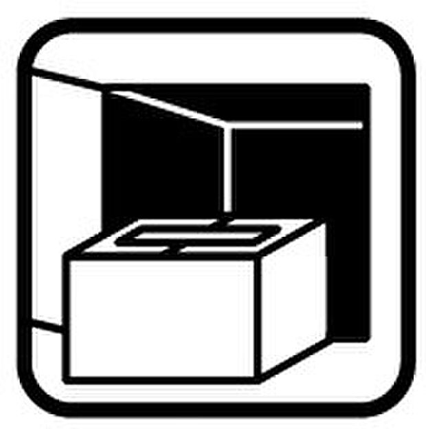 【宅配ボックス付き機能門柱】宅配便の配達時に不在でも、荷物を入れられる鍵付きの宅配ボックス。インターネットで買い物をすることが多い方、配送時間帯に家にいることが少ない方に嬉しい設備。再配達を頼む必要がなくなり、便利ですね。